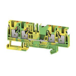 Aardklem PE PUSH IN groen/geel 4mm² 800V 2674860000 VVE=50