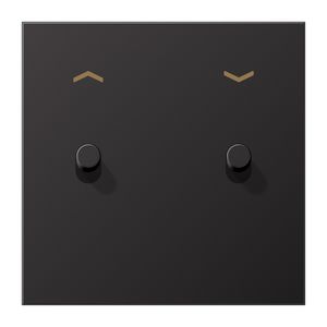 Afdekking LS1912 dark 2x hevel jal.cylinder