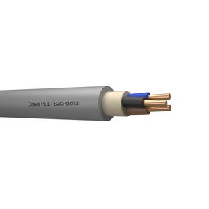 Haspel a 1000m. HULT YMz1K B2ca 0,6/1kV gy# 3x2,5mm² bu bn bk (blauw-bruin-zwart)
