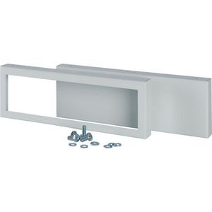 Hoekbescherming kit sokkel IP30 HxD=100x300mm blind/open wit