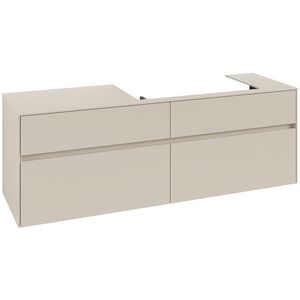 Wastafelonderkast Collaro 1600x548x500mm Cashmere Grey C02700VN