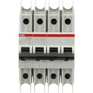 Installatieautomaat UL489 4-polig K-karakteristiek 25A 10kA 277VAC 96VDC