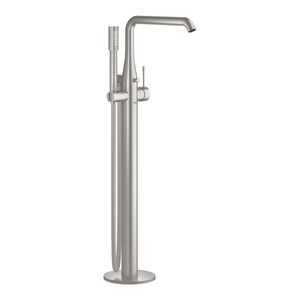Essence afbouwdeel vrijstaand badmengkraan supersteel (rvs look) incl. omstel