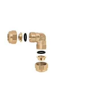 Mechanische kniekoppeling 14mm sanitair