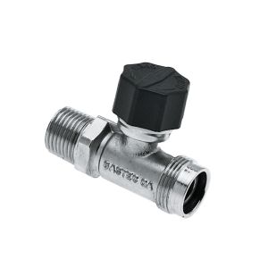 Gasaansluitkraan  M24x1/2"bt. recht model