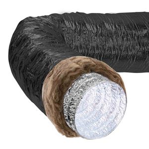 Doos a 5m. FORTESOFT thermisch geisoleerde ventilatieslang Ø102mm