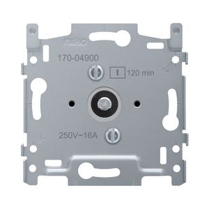Sokkel 2-polige timer regelbaar tot 120 min 16A/250Vac
