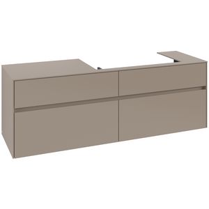 Wastafelonderkast Collaro 1600x548x500mm Taupe C02700VM