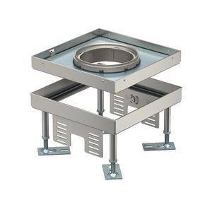 Vierkante cassette SL1 deksel voor Tubus 199x199x100 rvs