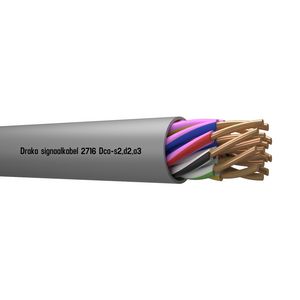 Rol a 100m. signaal kabel Dca gy# 16x0,8mm 2716