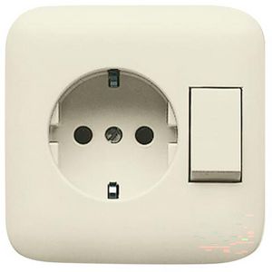 Combinatie schakelaar wissel vpl inb SI creme