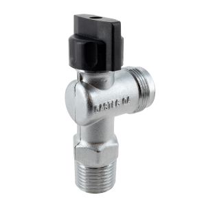 Gasaansluitkraan  M24x1/2"bt. haaks model