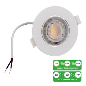 LED Spot Switch 3W-7W 220-500lm 830-865 38D TP White