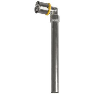 Insteekknie TIGRIS Gas M1 16x15mm spie-eind koper