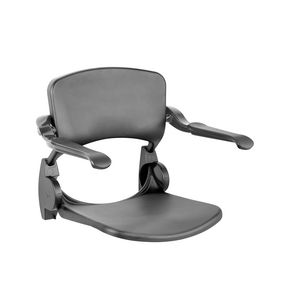 Douchezitting + rugleuning + armsteun kunststof antraciet