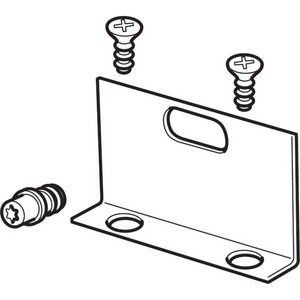 Set L-hoekstukken voor vulladevoorzijde voor WSTOBK