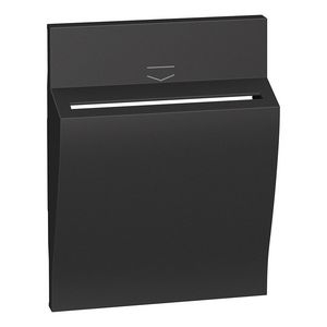 Sierplaat badge-schakelaar zwart 3 module LivingNow