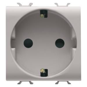 GERMAN STANDARD SOCKET- 250V ac-2P+E 16A-2 MODULES VVE=6