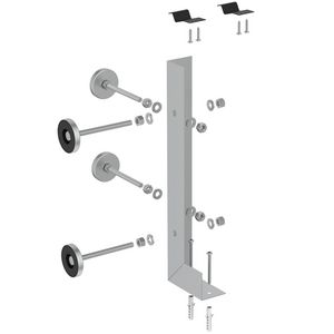 Bevestigingsset zijpaneel bad glanzend wit i.life