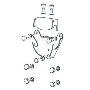 Schroefkapset v. douchezitting 2202/2203 wit