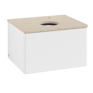 Wastafelonderkast Antao 600x360x500mm White Matt Lacquer L29153MT