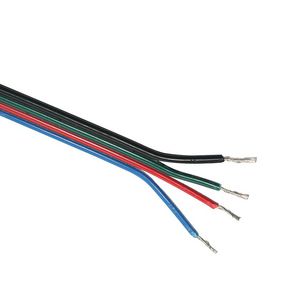 Aansluitdraad tbv LED strip 4 kernen p/mtr.