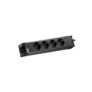 Step Base 4x 230V RA GST o.g. in/uit zwart