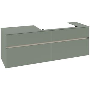 Wastafelonderkast Collaro 1600x548x500mm Soft Green C02700AF