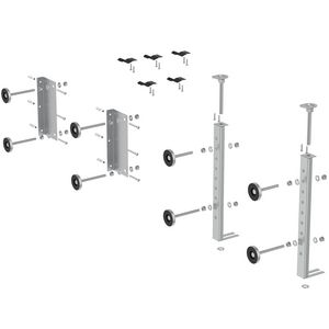 Bevestigingsset frontpaneel bad glanzend wit i.life