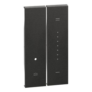 Toets dimmer zwart 2 modulen LivingNow