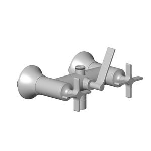 Aansluiting badkuip wand 222x144x134mm Champagne geb