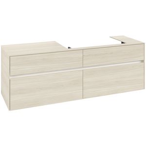 Wastafelonderkast Collaro 1600x548x500mm White Oak C02700AA