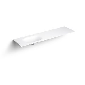 Wastafelblad enkele waskom 1800mm comp. 30 aluite Hammock