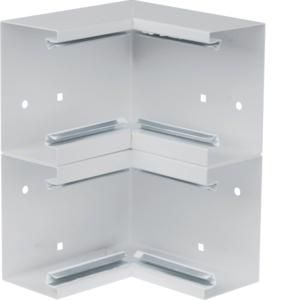 Binnenhoek staal voor goot BRS 65x210mm dubbel lichtgrijs