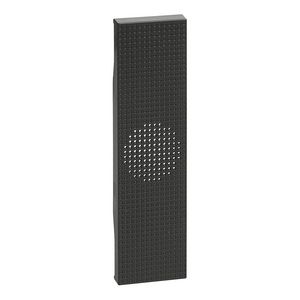 Sierplaat bel zwart 1 module voor bel LivingNow