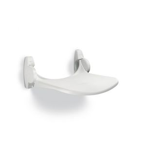 Douchezitting opklapbaar kunststof wit