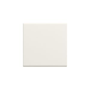 Afwerkingsset voor een enkelvoudige elektronische schakelaar of drukkn cotton white textured