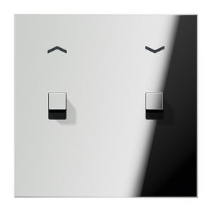 Afdekking LS1912 glans chroom 2xhevel jal.kubus