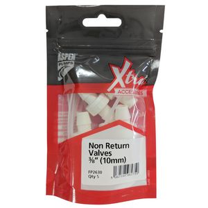 Set a 5st. Terugslagklep Ø10mm