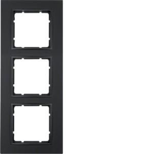 Afdekraam 3-v berker B.7 antraciet mat