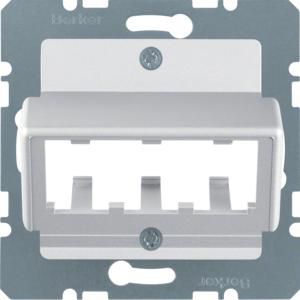 Centraalplaat v 3 MINI-COM-modules alulook mat