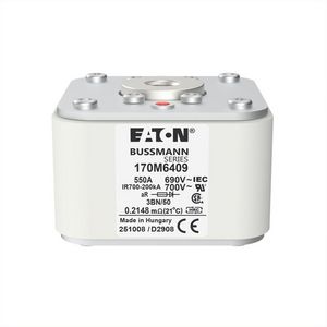 Zekering hoge snelheid 550A AC 690V 200kA 3 aR IEC UL VVE=3