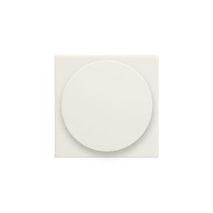 Afwerkingsset voor draaiknopdimmer of extensie incl. draaiknop cotton white textured