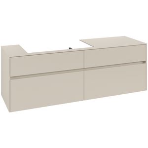 Wastafelonderkast Collaro 1600x548x500mm Cashmere Grey C026B0VN