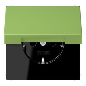 Wandcontactdoos met R/A klapdeksel slagvast LC32051