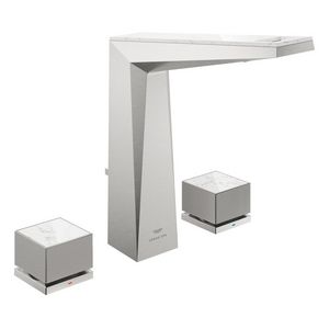 Allure Brilliant Private Collection M-size supersteel w/ white Caesarstone knob handles