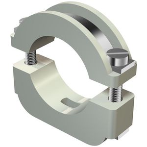 Zware-ISO-beugel met sleufopening 10-17mm Polystyreen lichtgrijs RAL7035 VVE=50