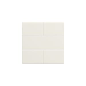 Afwerkingsset voor 4-voudige potentiaalvrije drukknop 24V cotton white textured