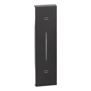 Toets rolluik zwart 1 module LivingNow BTKG05