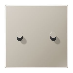 Afdekking edelstaal 2x hevel kegel LS1912